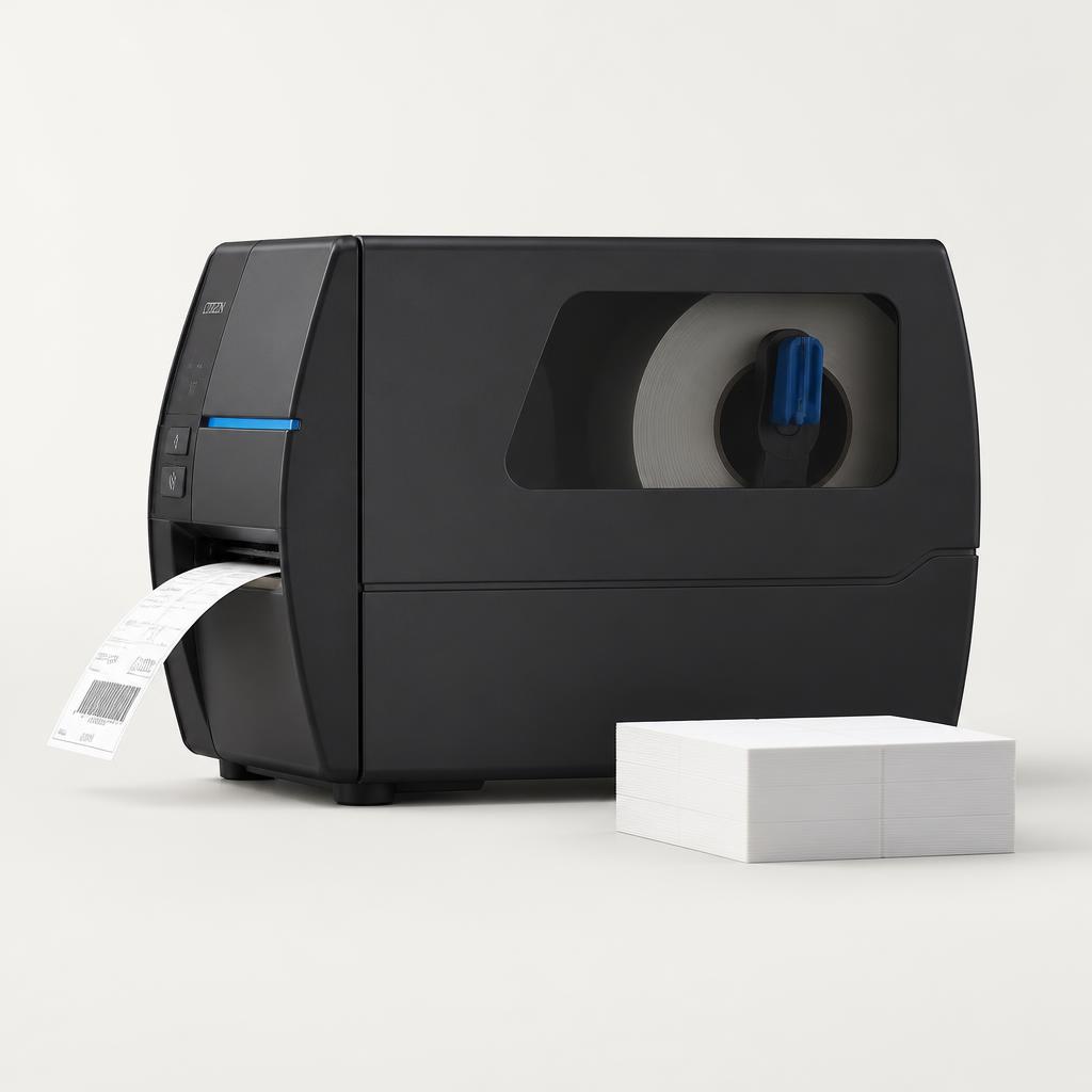 Professionele label printer met blanco labels