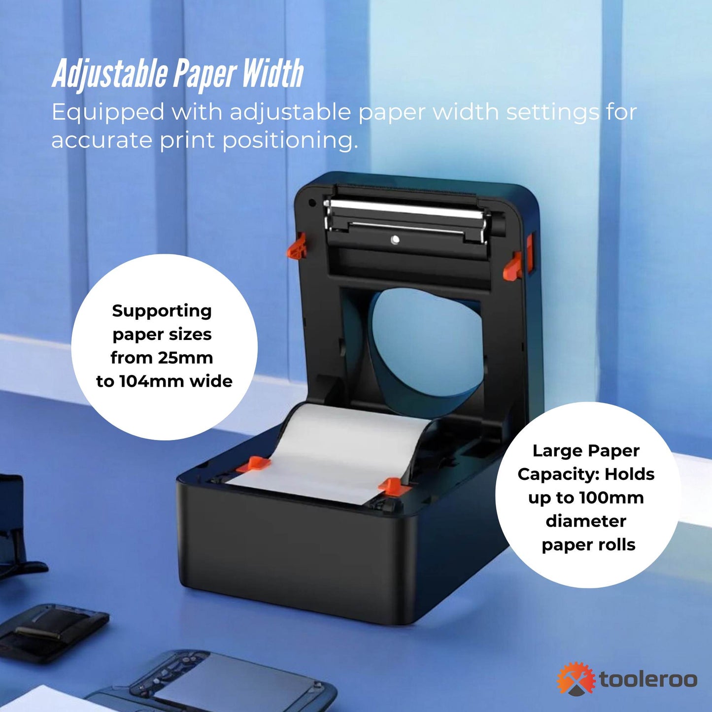 Bluetooth Thermische Labelprinter | USB & Draadloos | 203 DPI