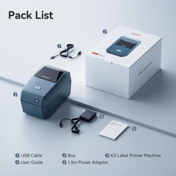 NIIMBOT K3 Thermische Labelprinter | Bluetooth | 203 DPI