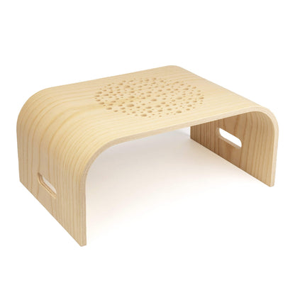 Houten Laptoptafel met Ventilatie | Opvouwbaar | In Hoogte Verstelbaar